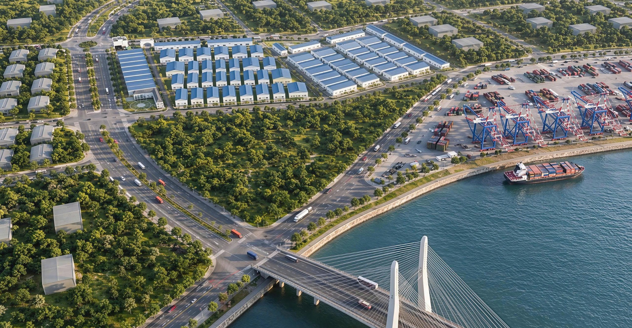 Phối cảnh logistics đường thủy
