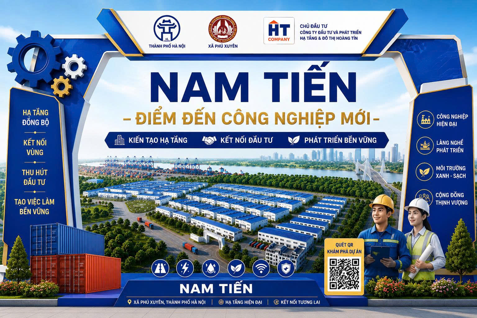 Nam Tiến điểm đến công nghiệp mới