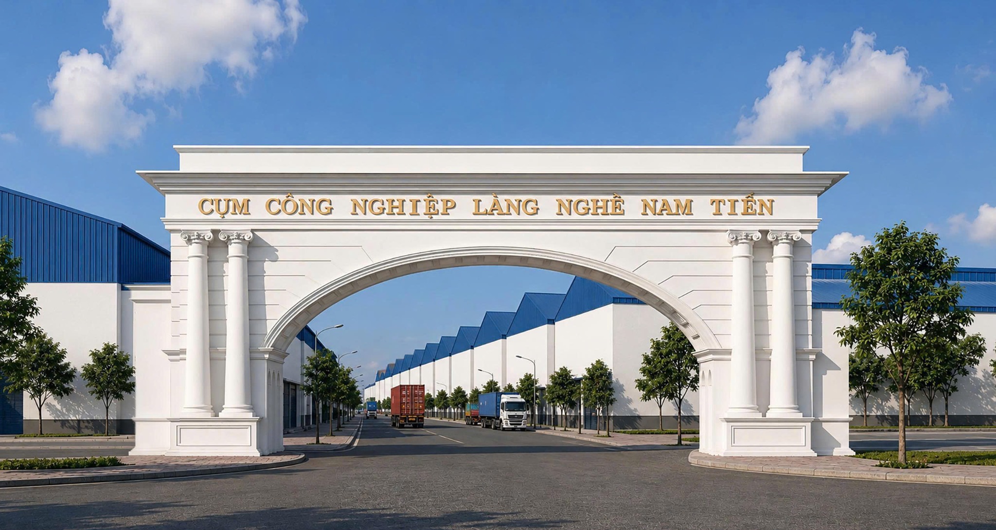 Cổng chính Nam Tiến